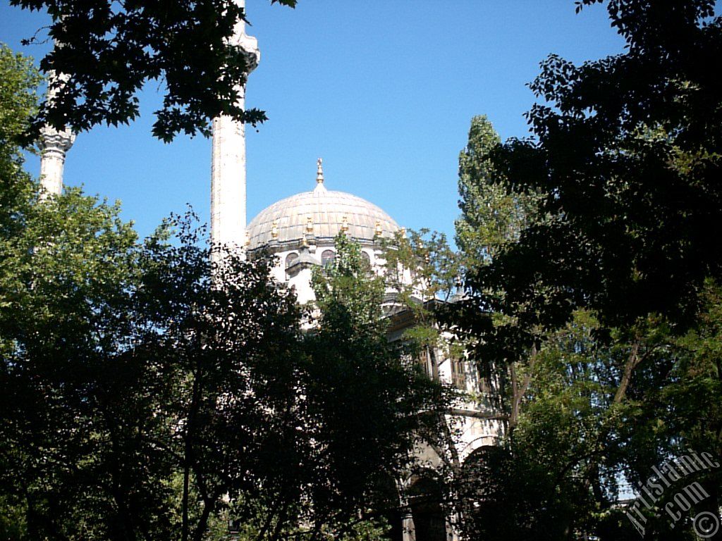 Nusretiye Mosque located in Karakoy district in Istanbul city of Turkey.
